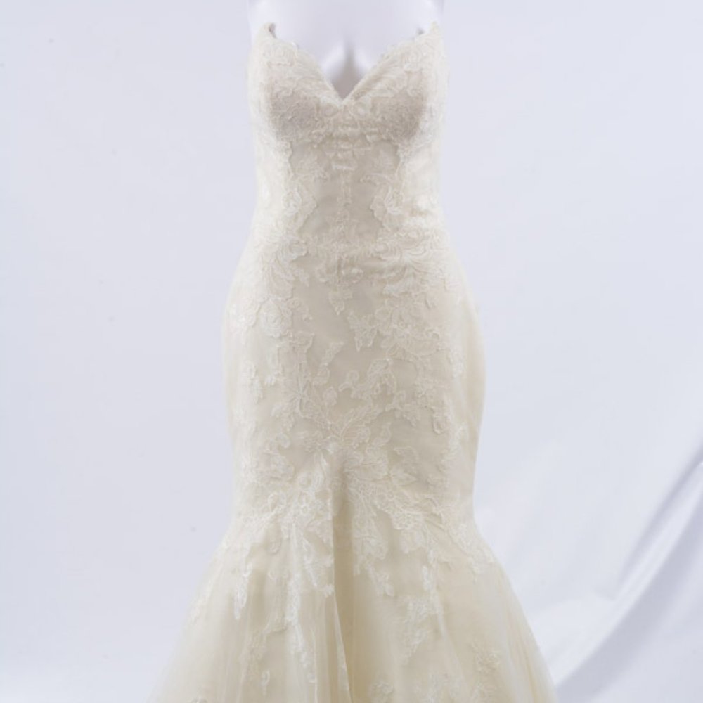 Matthew Christopher Tyler lace bridal gown